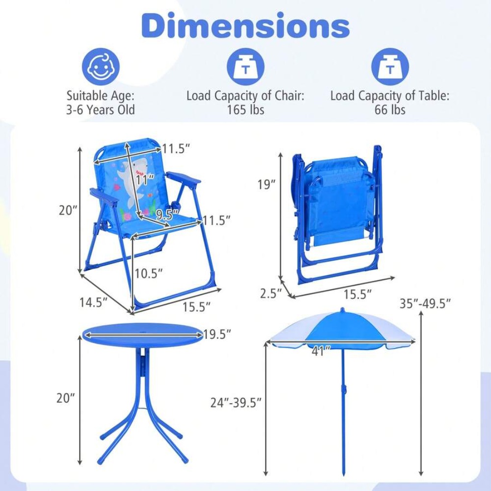 طاولة نزهة للأطفال مع كرسيين ق - مراجعة Kids Outdoor Table And Chair Set وسعره